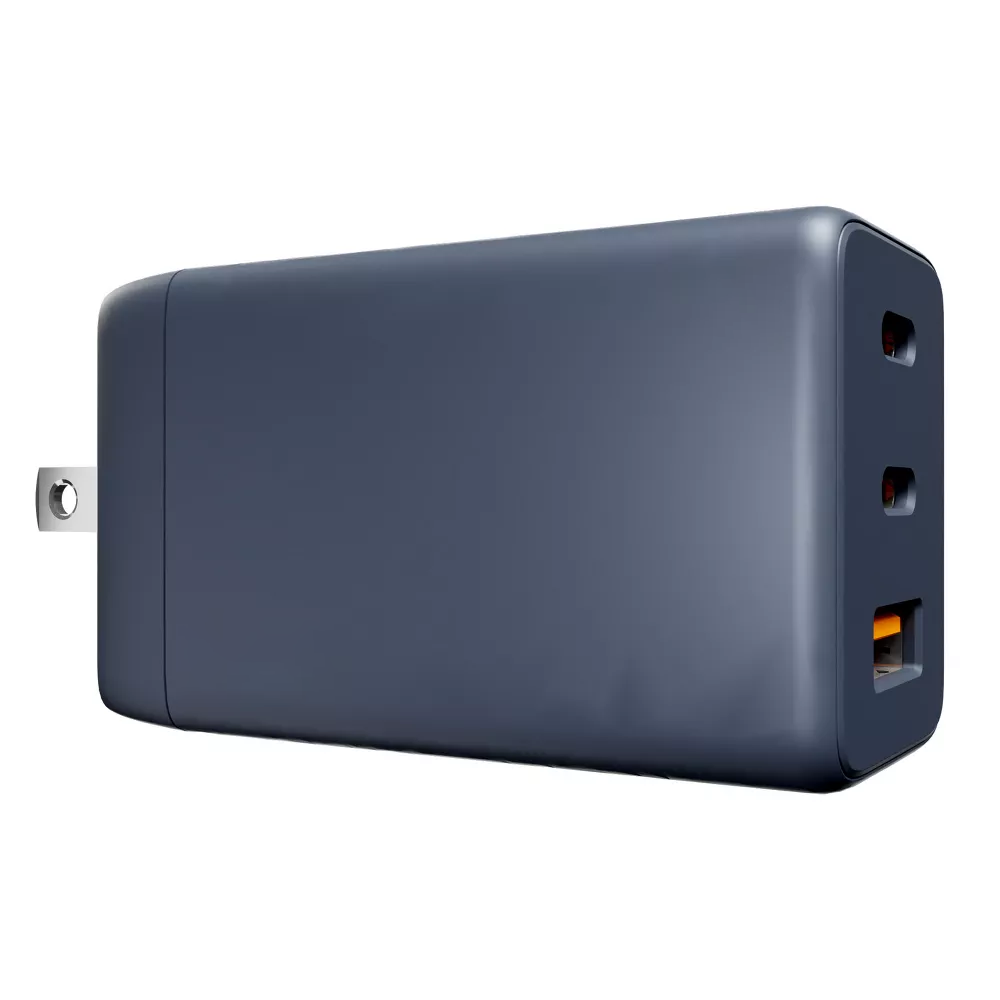 65W GaN Triple‑Port Fast Wall Charger