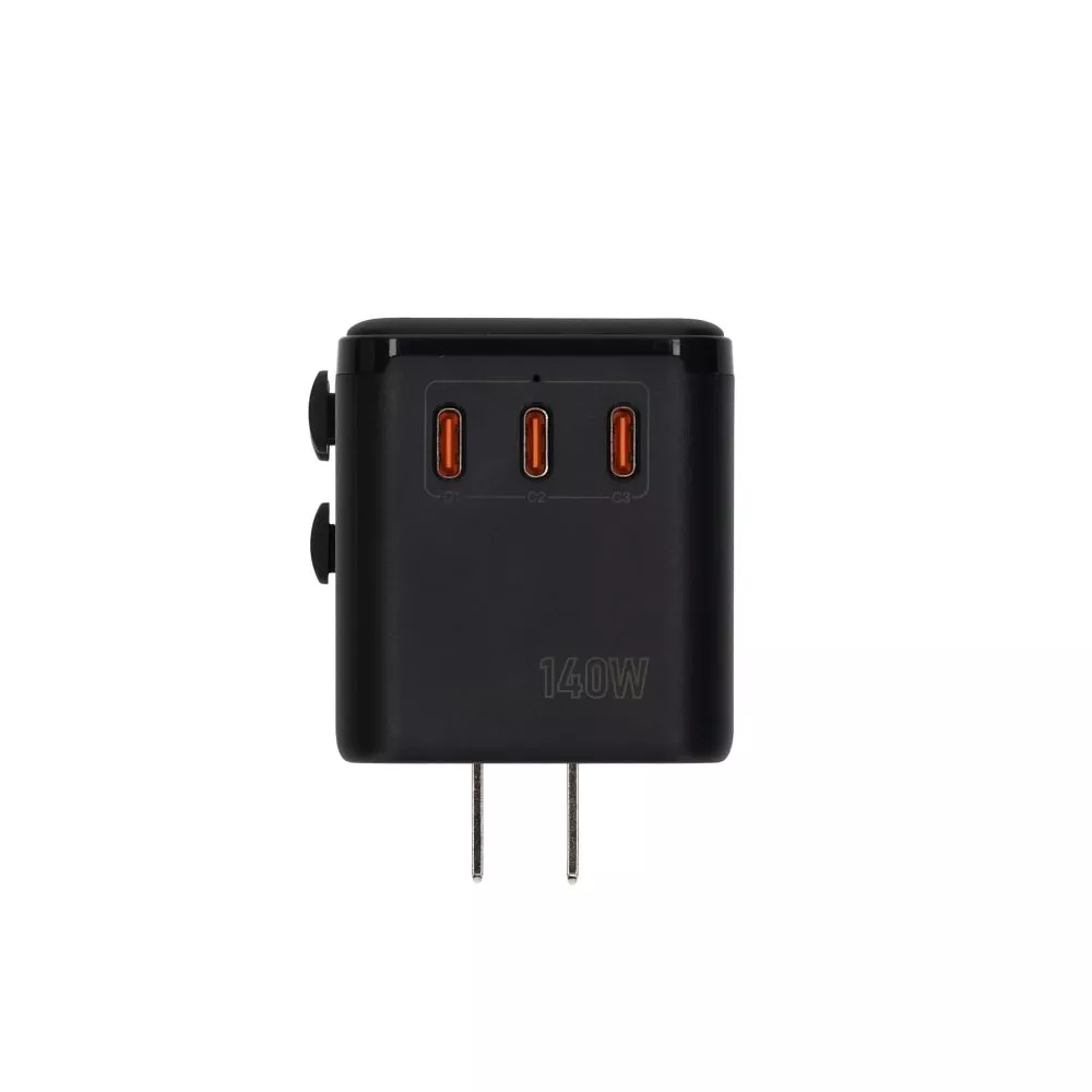 140W 4‑Port Universal International Travel Adapter