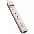 6‑Outlet Surge Protector Power Strip with RJ11 Telephone Line Protection